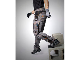 Ardon H9107 Vision Arbeitsbundhose, Normalgröße, grau