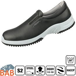 Abeba uni6 1741 Sicherheitsslipper -Halbschuh S2, SRC schwarz