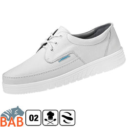 Abeba Air Cushion 2600 Berufsschuhe O1 SRA Luftpolstersohle Leder weiss
