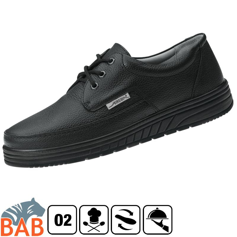 Abeba Air Cushion  2610 Berufsschuhe O1 SRA Luftpolstersohle Leder schwarz