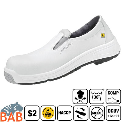 Abeba Static Control 31392 Slipper weiss , S2