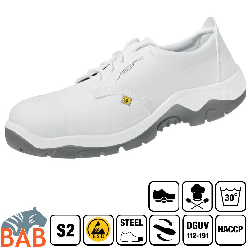 Abeba Anatom 32131 Sicherheitshalbschuhe S2 SRC HACCP ESD