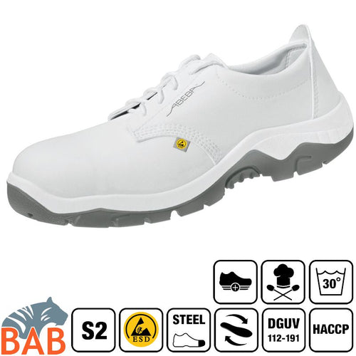 Abeba Anatom 32131ÜG  Sicherheitshalbschuhe S2 SRC HACCP ESD  Übergrössen