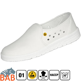 Abeba Air Cushion 32370 Halbschuh, Microfaser, waschbar, HACCP, ESD