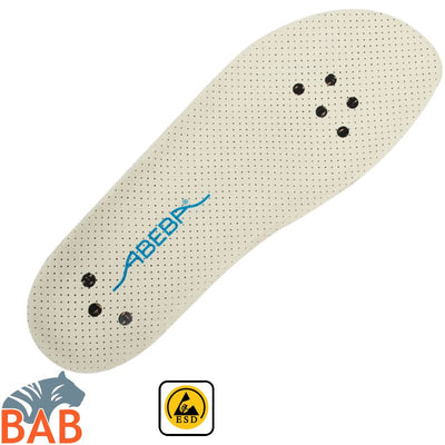 Abeba 3569 auswechselbare Einlegesohle weiß