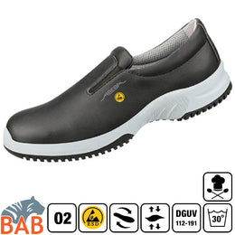 ABEBA uni6 36741  -Berufsschuhe Slipper, ESD , schwarz