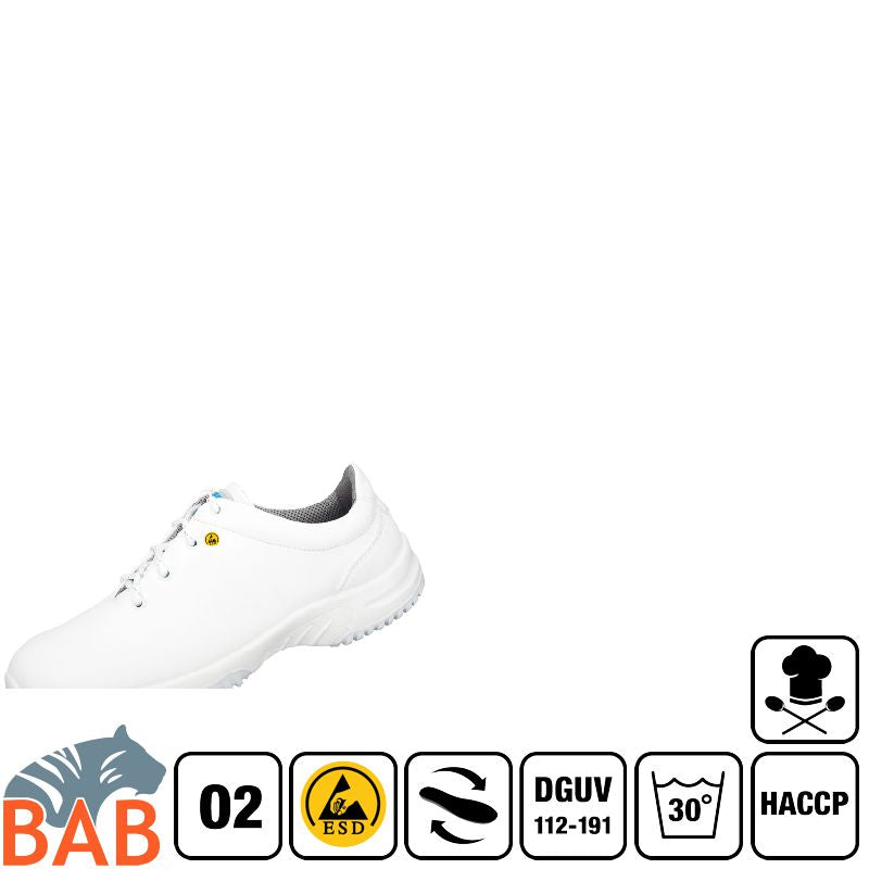 Abeba uni6 36780 Berufsschuhe weiss waschbar HACCP, ESD