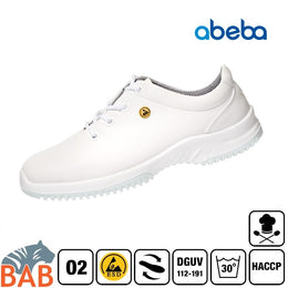 Abeba uni6 36780 Berufsschuhe weiss waschbar HACCP, ESD