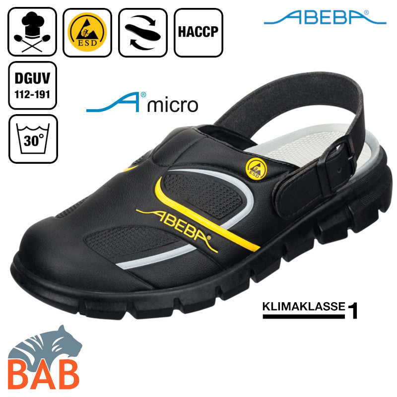 Abeba SOPO-37333 Abeba Clog waschbar bis 30°, HACCP-gerecht Gr. 44, 45