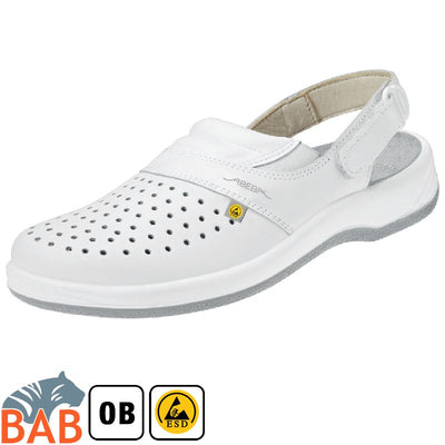 Abeba Arrow 38600 Berufsclog weiss, perforiert, ESD