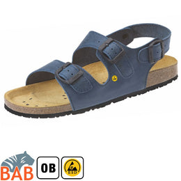 Abeba Nature 4096 ESD Berufsschuhe Sandale SRC rutschhemmend blau