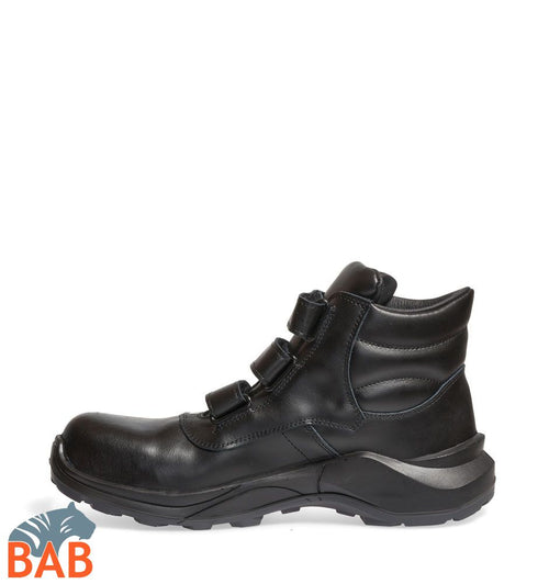 Abeba Food Trax 5010859 hohe Sicherheitsschuhe S3 SRC mit Klett, schwarz - Ansicht 2