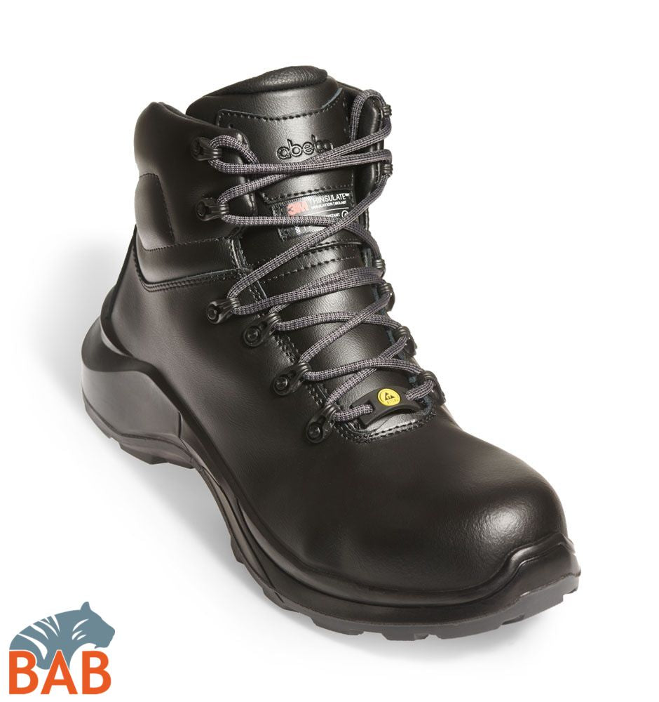 Abeba Food Trax 5010865  hohe Sicherheitsschuhe S3 SRC ESD, mit Kälteschutz,  schwarz