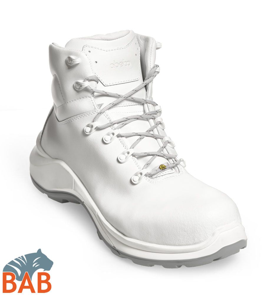 Abeba FOOD Trax 5012857 hohe Sicherheitsschuhe S3 SRC ESD weiss