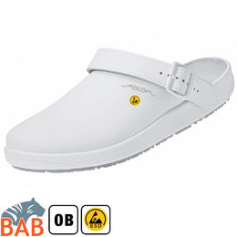 Abeba Rubber 5200 ESD Clog weiss