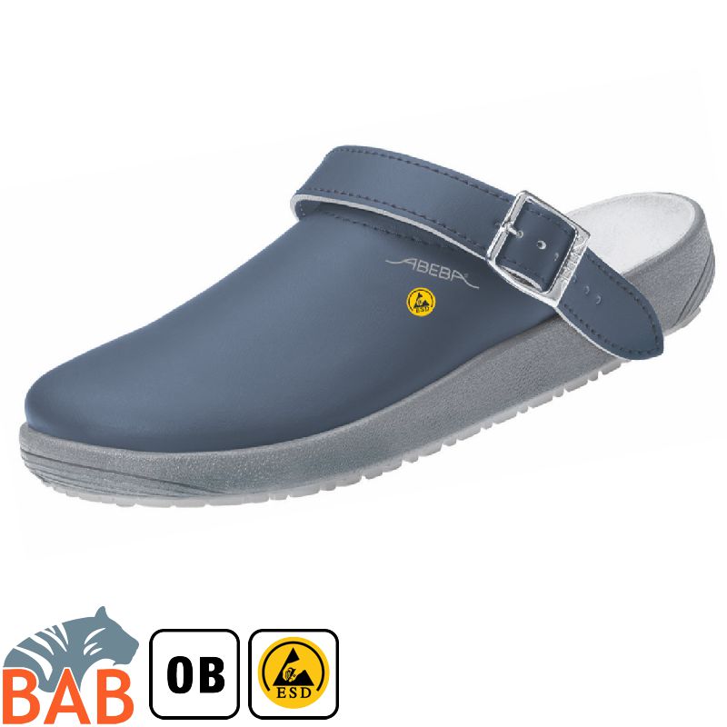 Abeba Rubber 5250 ESD Clog  marine