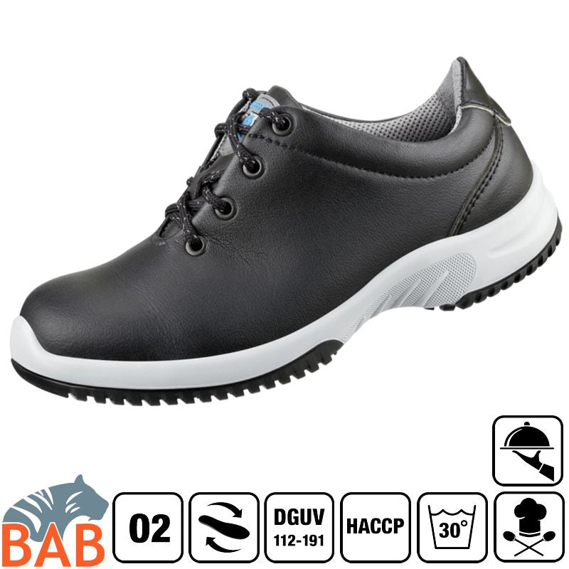 Abeba uni6 6781 Berufsschuhe schwarz waschbar HACCP