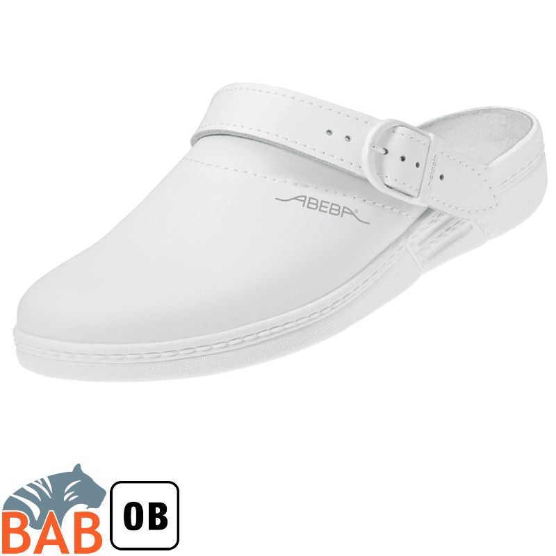 Abeba 7021 Pantolette für Damen & Herren Clog in Glattleder Einzelpaar Gr.46