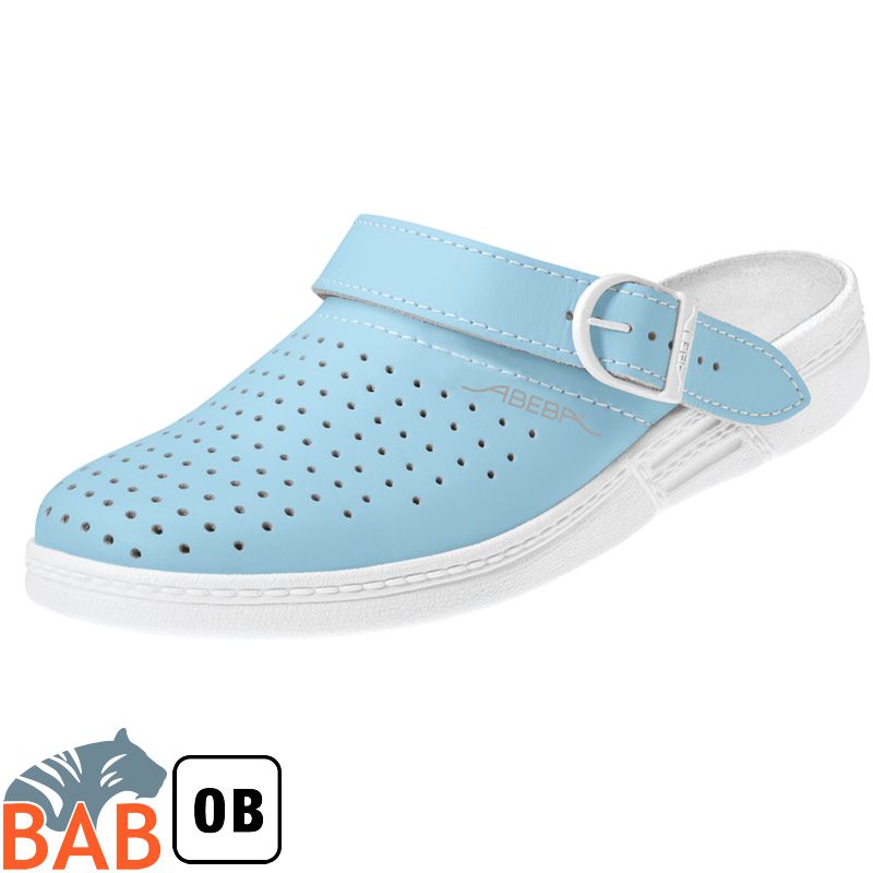 AB-SOPO-7080 Pantolette  hellblau Gr. 38, 42