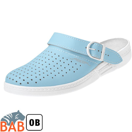 AB-SOPO-7080 Pantolette  hellblau Gr. 38, 42