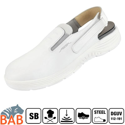 Abeba x-light 711030 Sicherheitsclog SB weiss