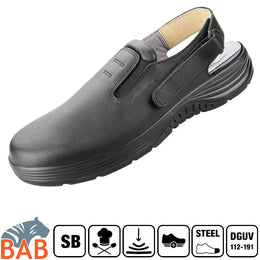 AB-SOPO-1035 Sicherheitsclog  schwarz Gr.37