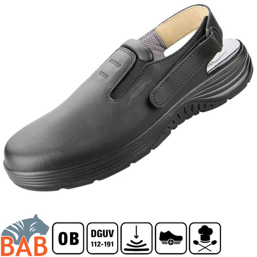 Abeba x-light 711135 Berufssslipper schwarz Küchengeeignet