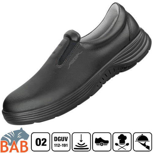 Abeba x-light 711137 Berufssslipper schwarz Küchengeeignet