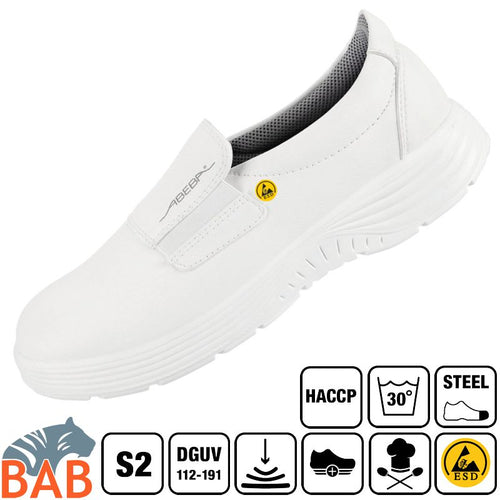 Abeba x-light 7131028 Sicherheitsslipper S2, ESD, HACCP