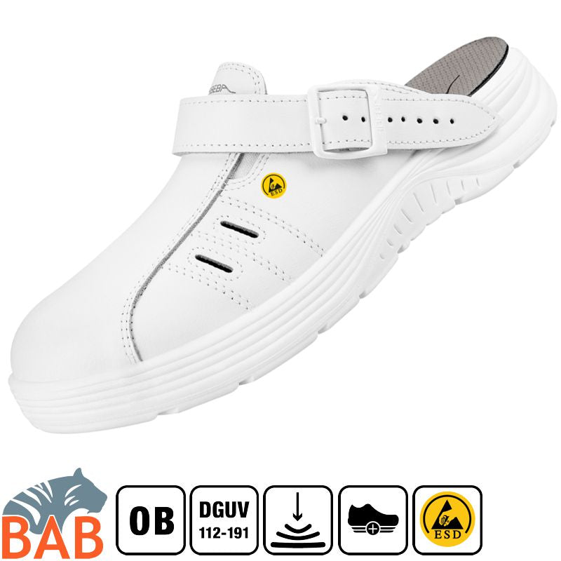 Abeba x-light 7131141  Clog ESD Leder