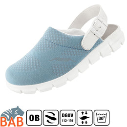 Abeba Dynamic 7326 Berufs-Clog hellblau