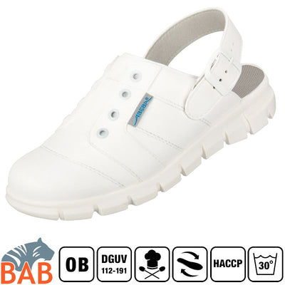 Abeba SOPO Dynamic 7360 Berufschuhe Clog  HACCP weiss waschbar Gr.36, 46
