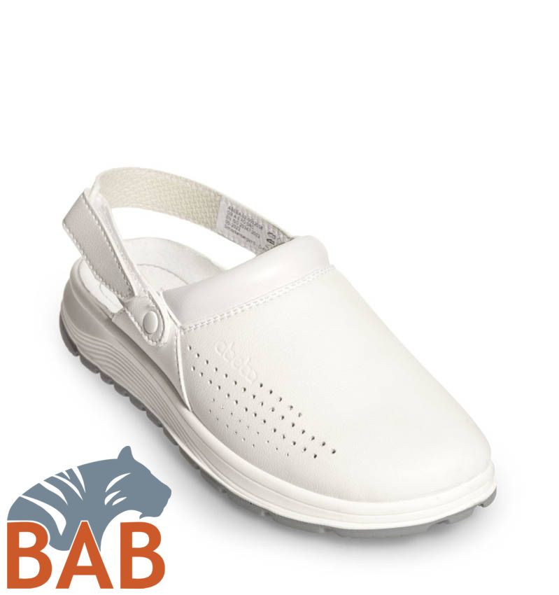Abeba ACTIVE 812018 Berufsschuhe Pantolette Microfaser  perforiert