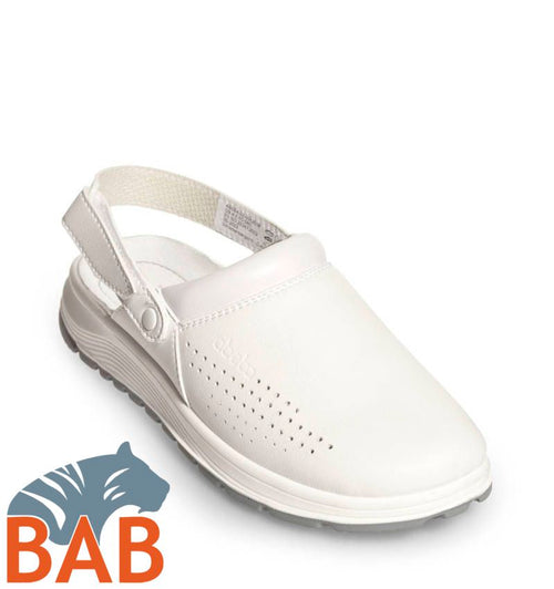 Abeba ACTIVE 812018 Berufsschuhe Pantolette Microfaser  perforiert