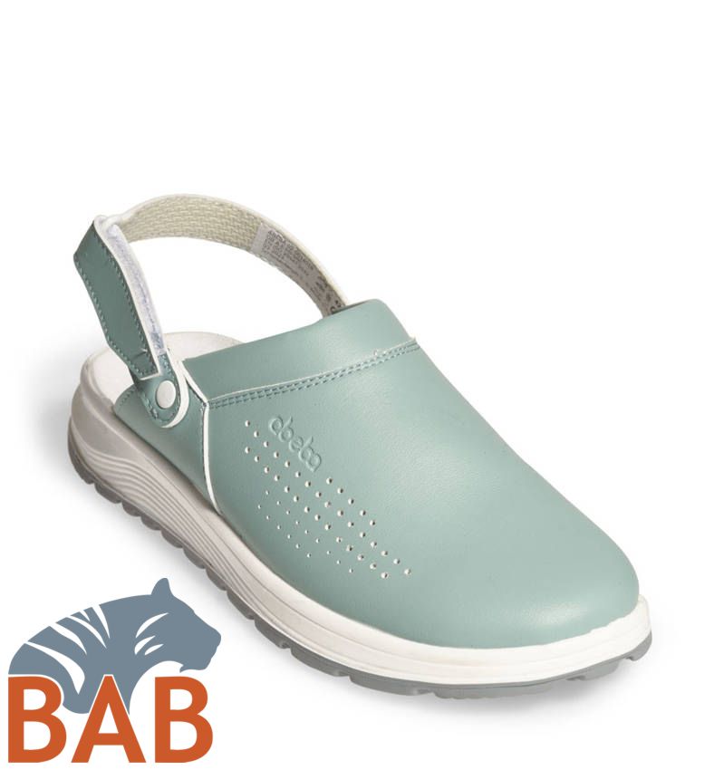 Abeba ACTIVE 814018 Berufsschuhe Pantolette Microfaser perforiert