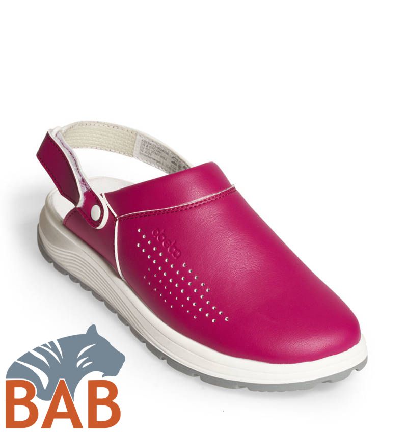 Abeba ACTIVE 824018 Berufsschuhe Pantolette Microfaser perforiert