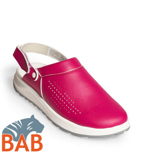 Abeba ACTIVE 824018 Berufsschuhe Pantolette Microfaser perforiert