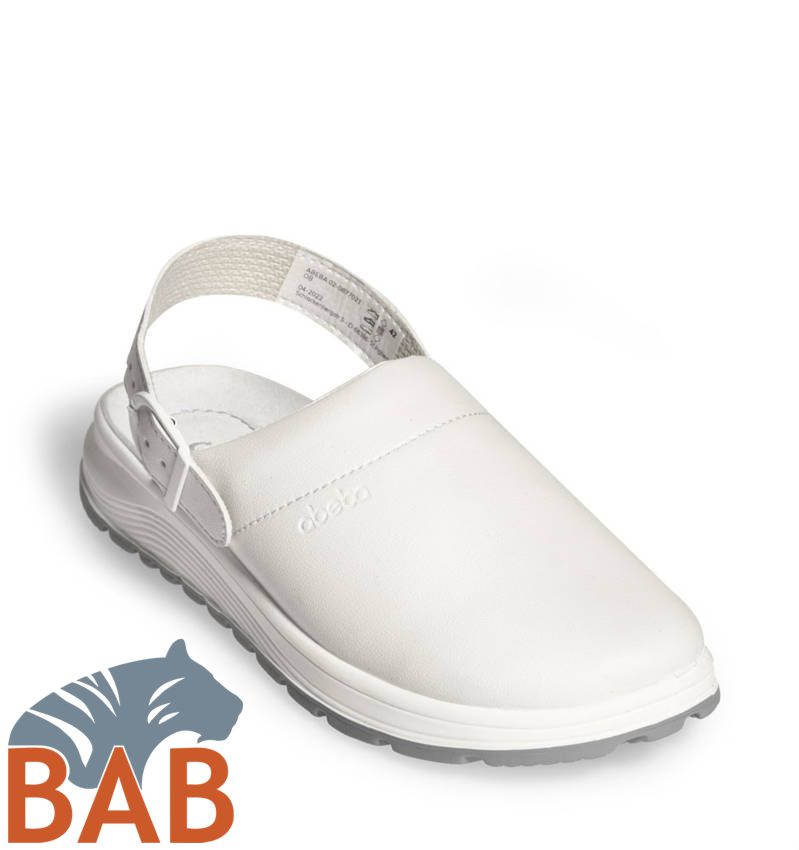 Abeba ACTIVE 87021 Pantolette für Damen & Herren Clog in Glattleder