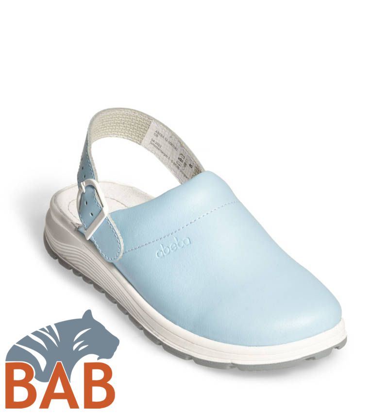 Abeba ACTIVE 87081 Damen- Pantolette  hellblau