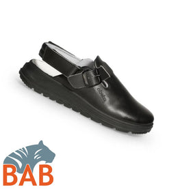 Abeba ACTIVE 87209 Berufsclog mit feststehenden Fersenriemen schwarz