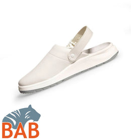 Abeba ACTIVE 877021 Berufsschuhe Pantolette Microfaser weiss