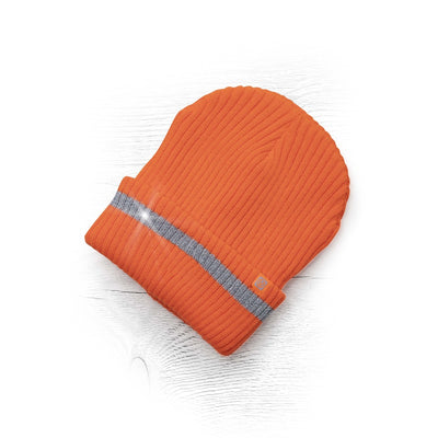 Ardon H605 Wintermütze gestrickt in gelb und orange