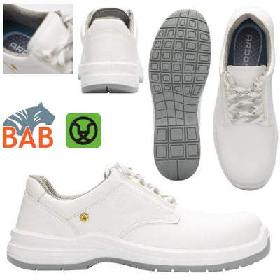 AR-SOPO-G3311 Arlow White S2 ESD Sicherheitshalbschuh Gr. 48