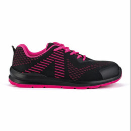 AR-G3369 ARDON®FLYTEX S1P schwarz pink ESD Sicherheitshalbschuh Gr. 35-42