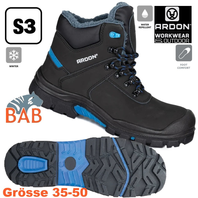 AR-G3390 Winter- Sicherheitsschuhe Knöchelhoch ARDON®ROVERWIN S3