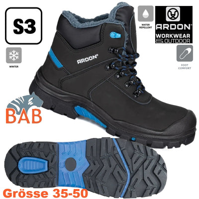 AR-G3390 Winter- Sicherheitsschuhe Knöchelhoch ARDON®ROVERWIN S3