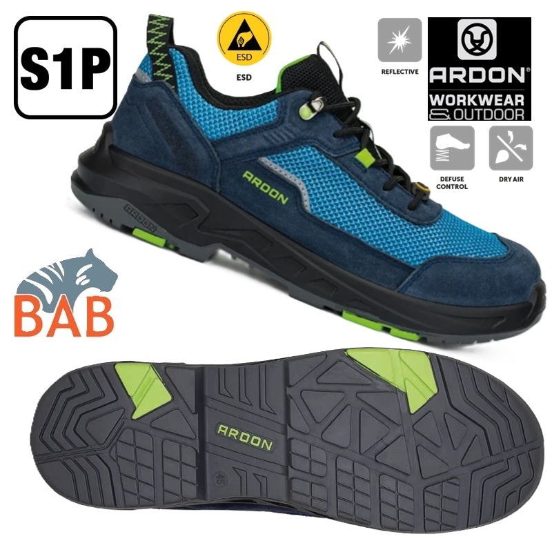 AR-G3531 Sicherheitsschuh Slipper ARDON®ULTRITE®TEX S1PS ESD blau