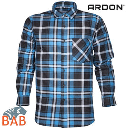 Ardon H20086 H13086 Flanellhemd ARDON®JONAH rot und blau