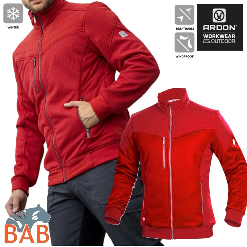 Ardon H5958 ARDON®HYBRID Winter-Bomberjacke rot