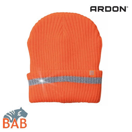 AR-H6053/4 Wintermütze gestrickt + Fleece Hi-Viz ARDON®SPARK gelb und orange